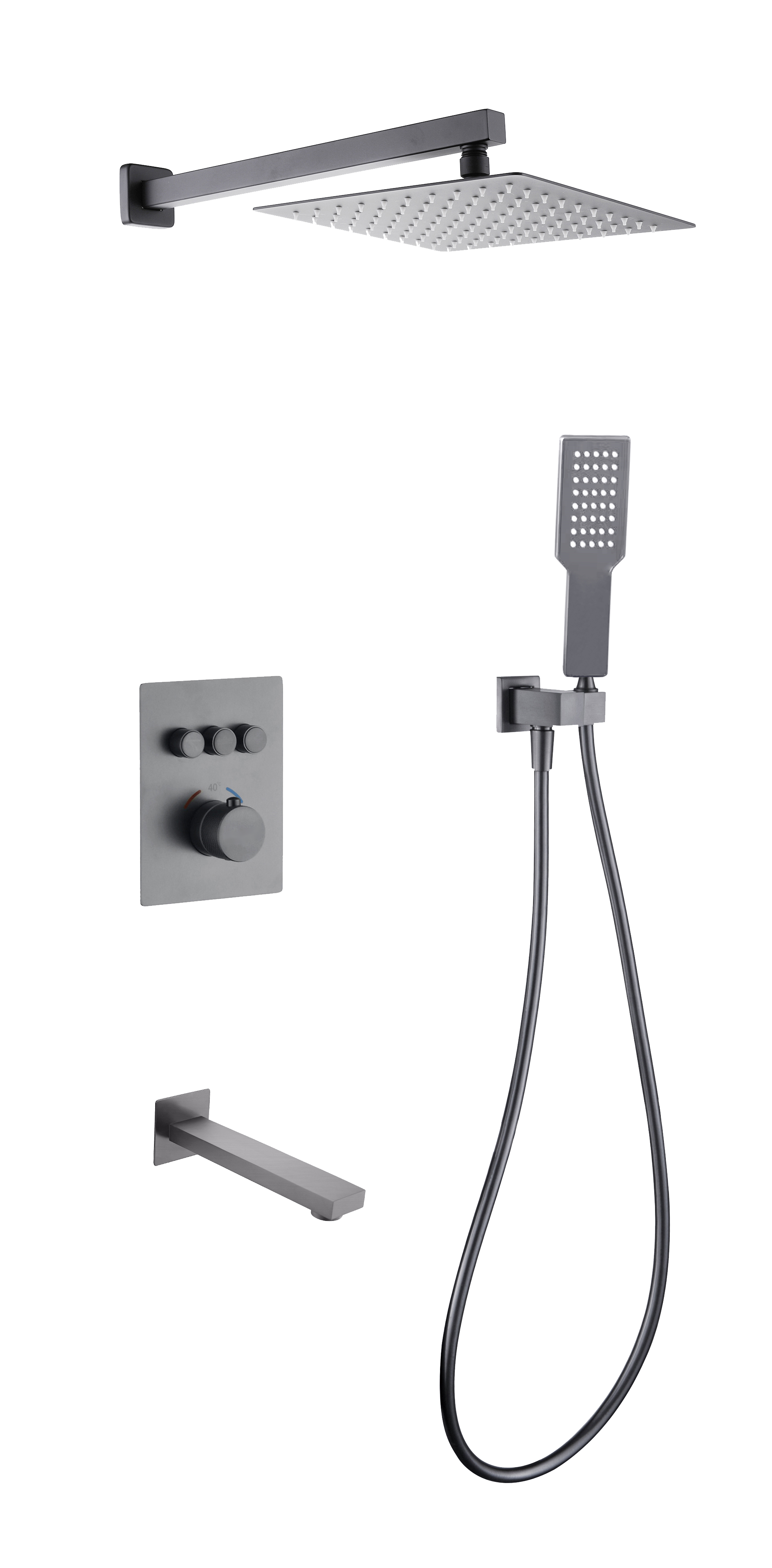 Thermostat Diverter Bathroom Set 91469GM