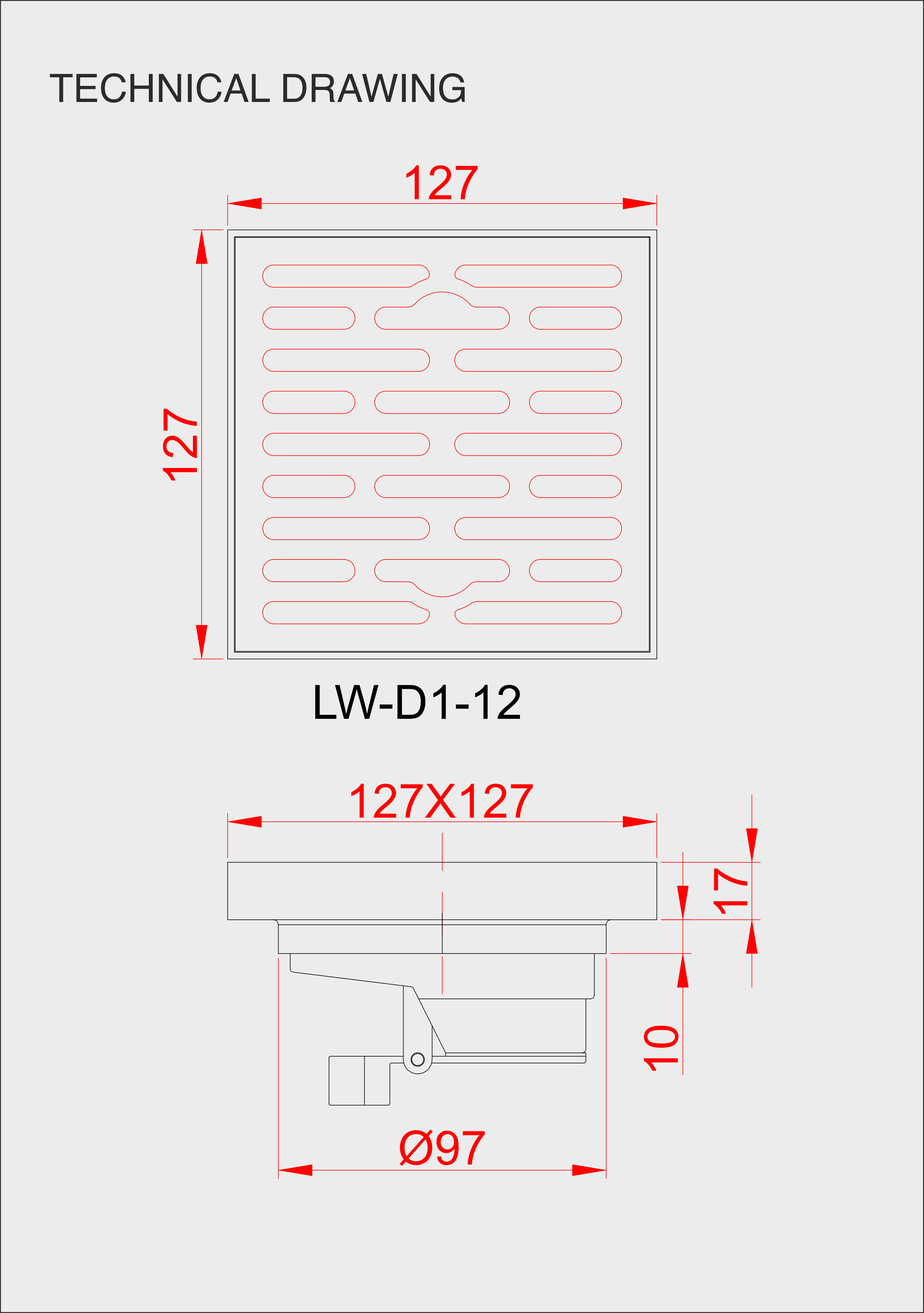 LW D1 127 BRUSH GUN GREY