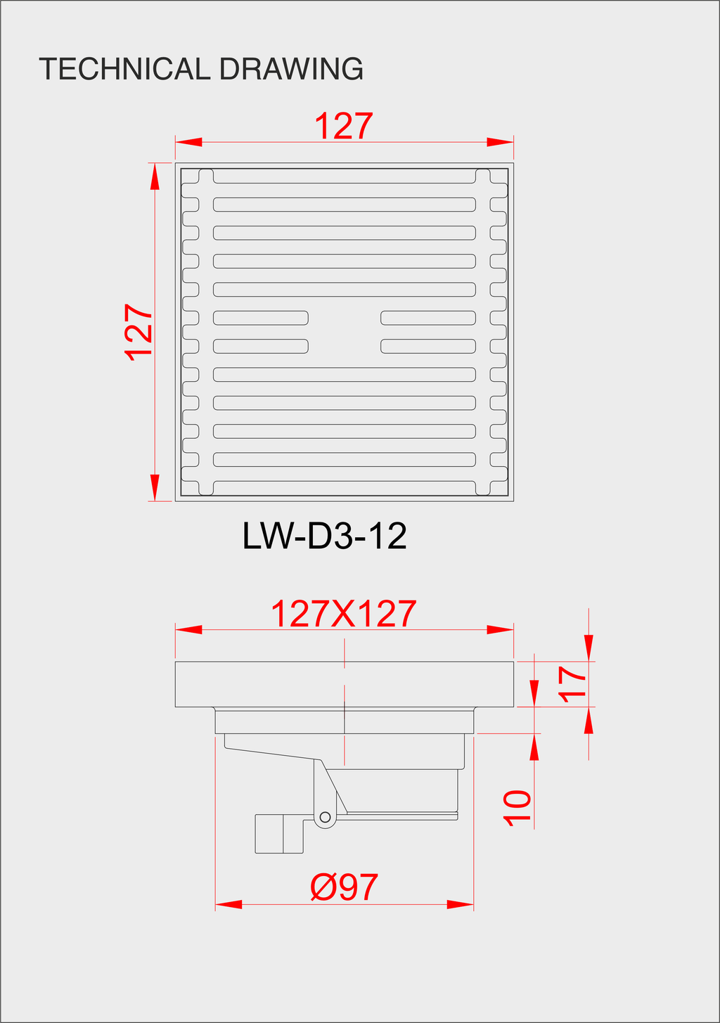 LW D3 127 BRUSH GOLD